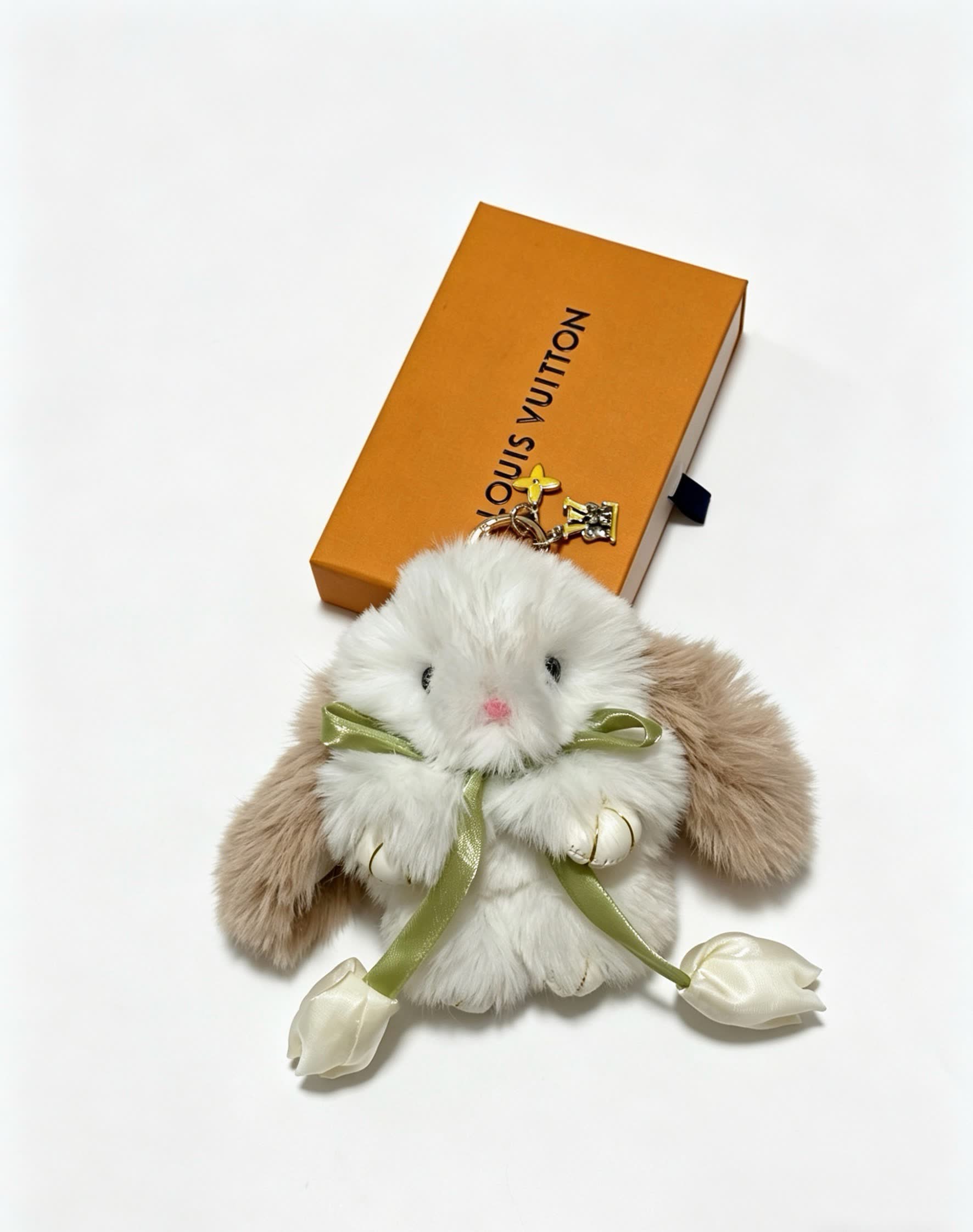 Louis Vuitton White Bunny Keychain Louis Vuitton White Bunny Keychain